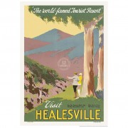 Retro Print - Visit Healesville